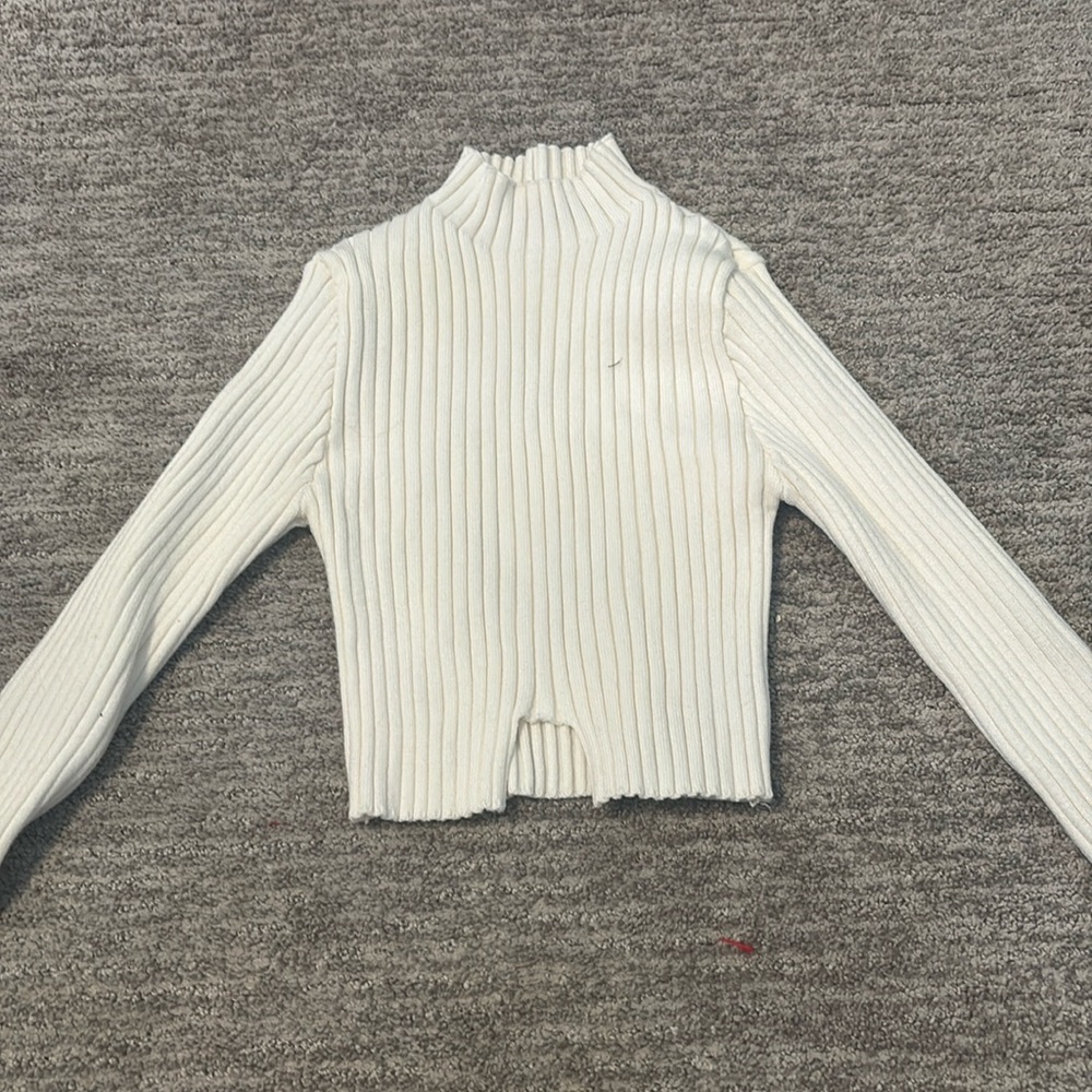 Edikted White Long sleeve sweater